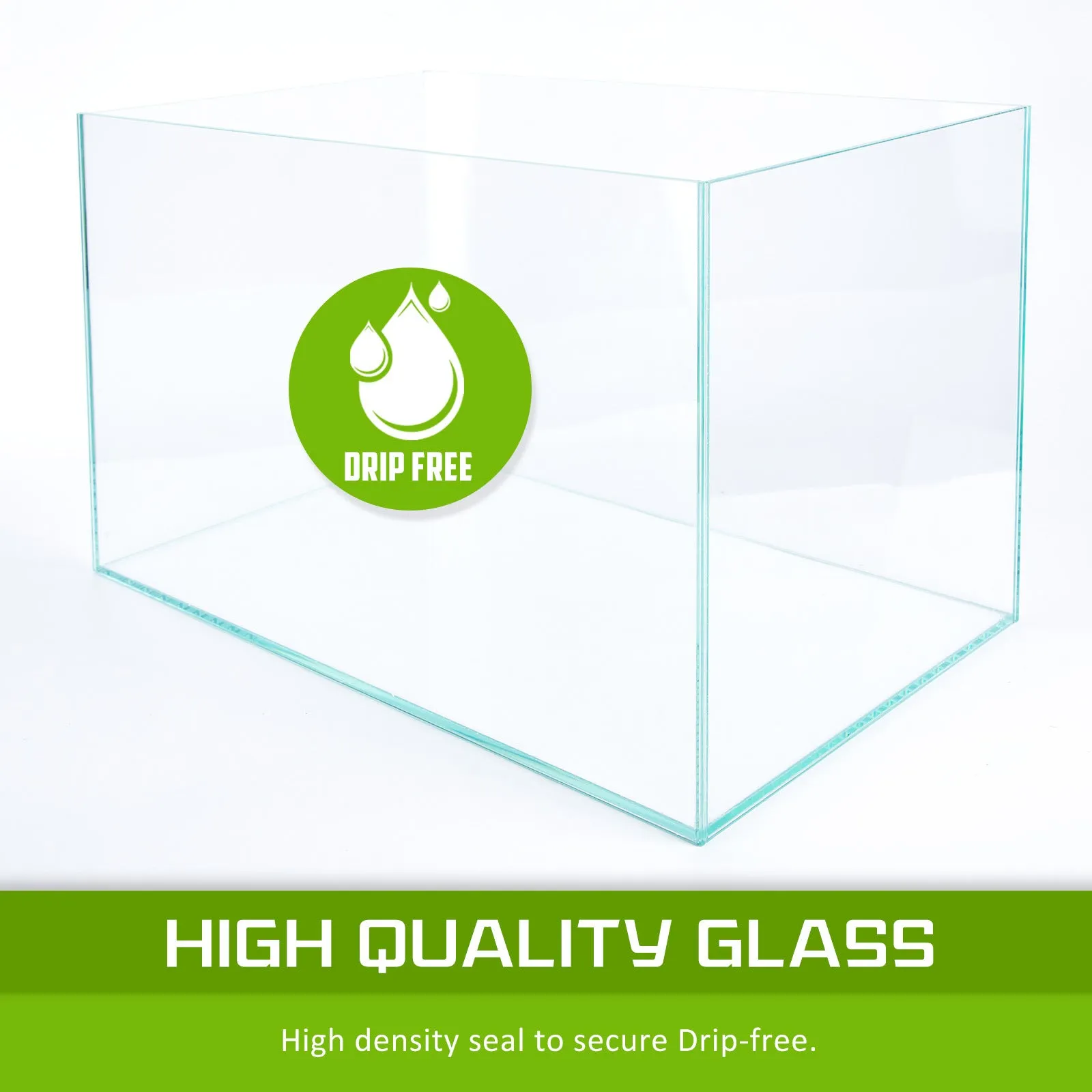 70L Starfire Glass Aquarium Set, LED Light, Filter - Dynamic Power