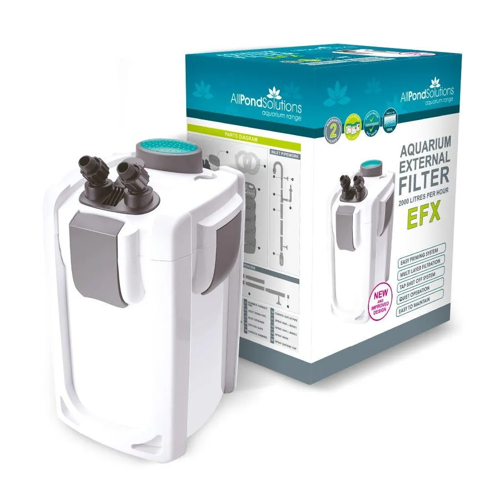 AllPondSolutions 2000L/H Aquarium External Filter EFX