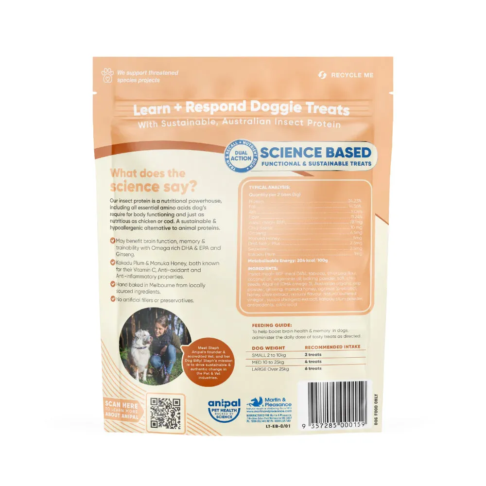 AniPal Earth Bites Learn & Reward Hand Baked Treats 130g