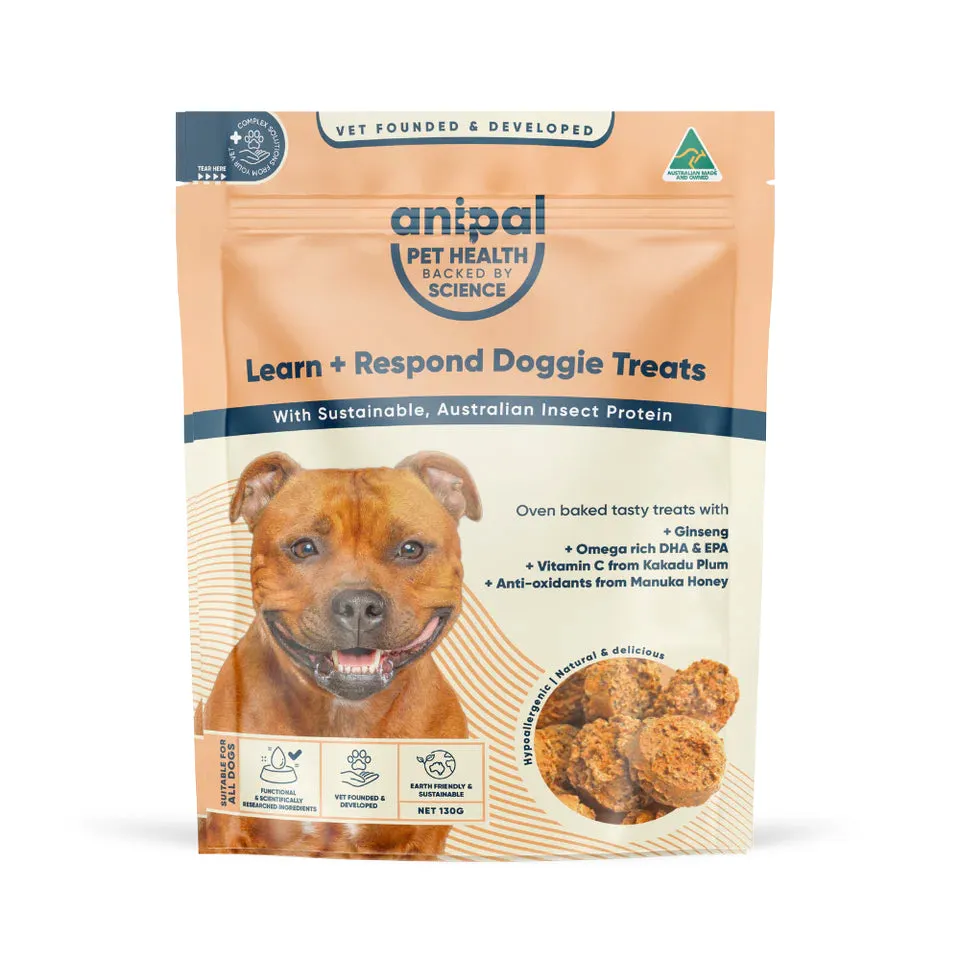 AniPal Earth Bites Learn & Reward Hand Baked Treats 130g