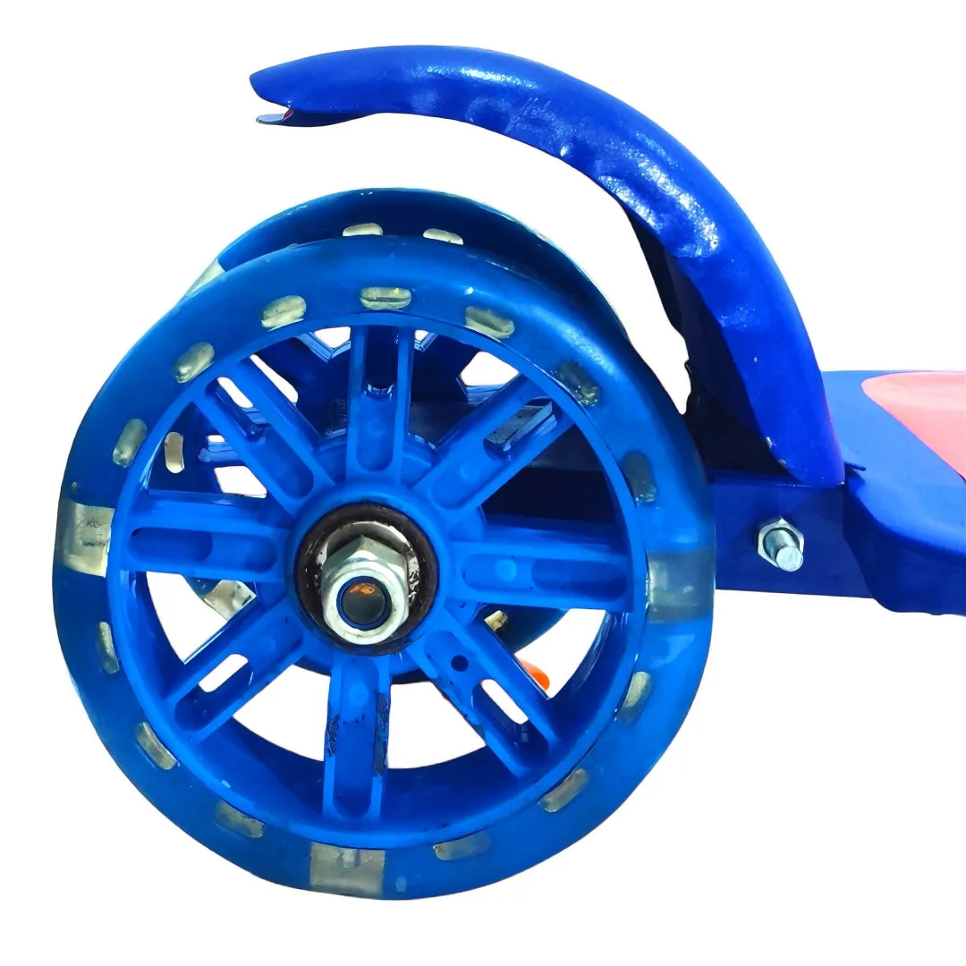 Blue Adjustable 3 Wheel Foot Kick Scooter For Children Boys & Girls (3-8 Years) BCP1060B