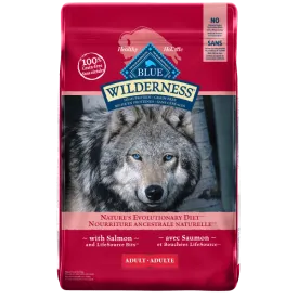 BLUE Wilderness Grain Free Salmon Recipe Dry Dog Food, 24lb