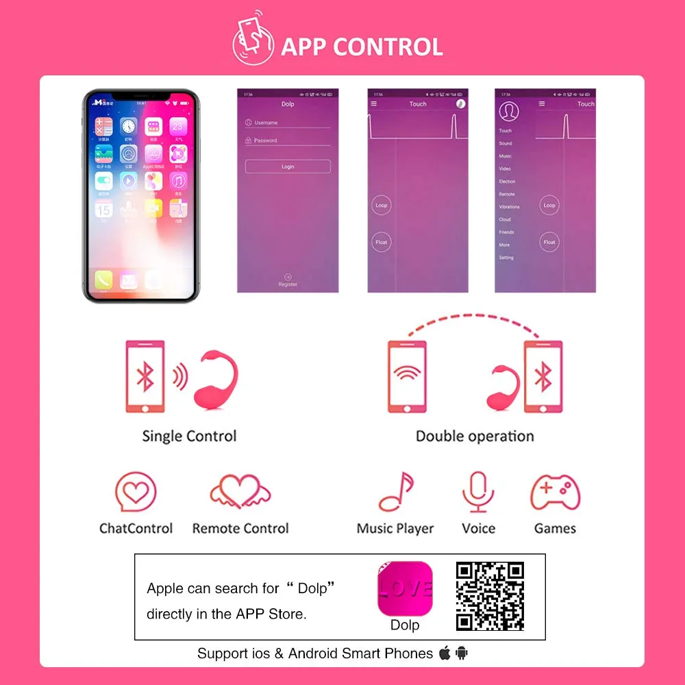 Bluetooth Kegel Love Egg, Pelvic Floor Exerciser with App, 12 Modes Waterproof Silicone Exerciser, Pelvic Floor Tightening & Strengthen for Bladder Control