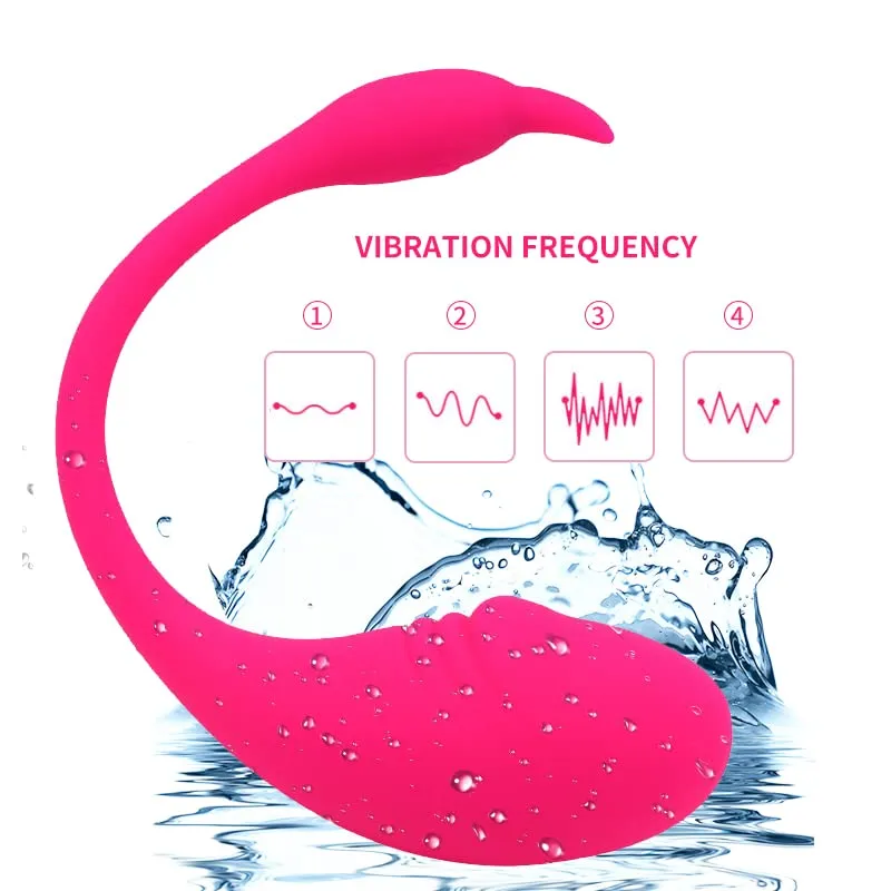 Bluetooth Kegel Love Egg, Pelvic Floor Exerciser with App, 12 Modes Waterproof Silicone Exerciser, Pelvic Floor Tightening & Strengthen for Bladder Control