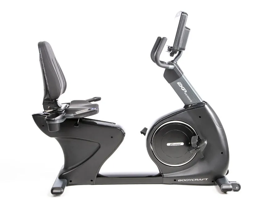 BodyCraft R1000 10" Touchscreen Recumbent Bike