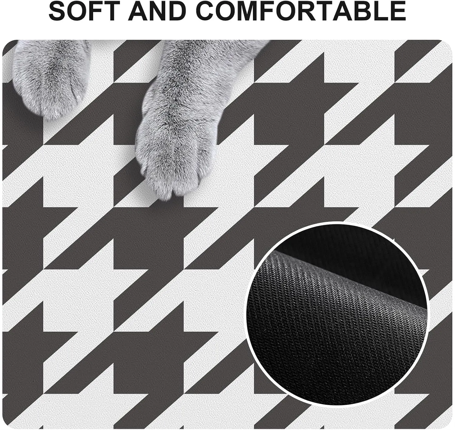 Cat Dog Bowl Mat-Absorbent Dog Mat for Food and Water, No Stains Quick Dry Dog Food Mat Non Skid Dog Bone Shape Pet Water Dispenser Mat for Messy Drinkers-1220" Dark Gray