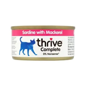 Complete Sardine with Mackerel Cat Can