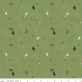 Country Life Grass Grazing the Hay by Jennifer Long of Bee Sew Inspired for Riley Blake Designs|C13793 GRASS