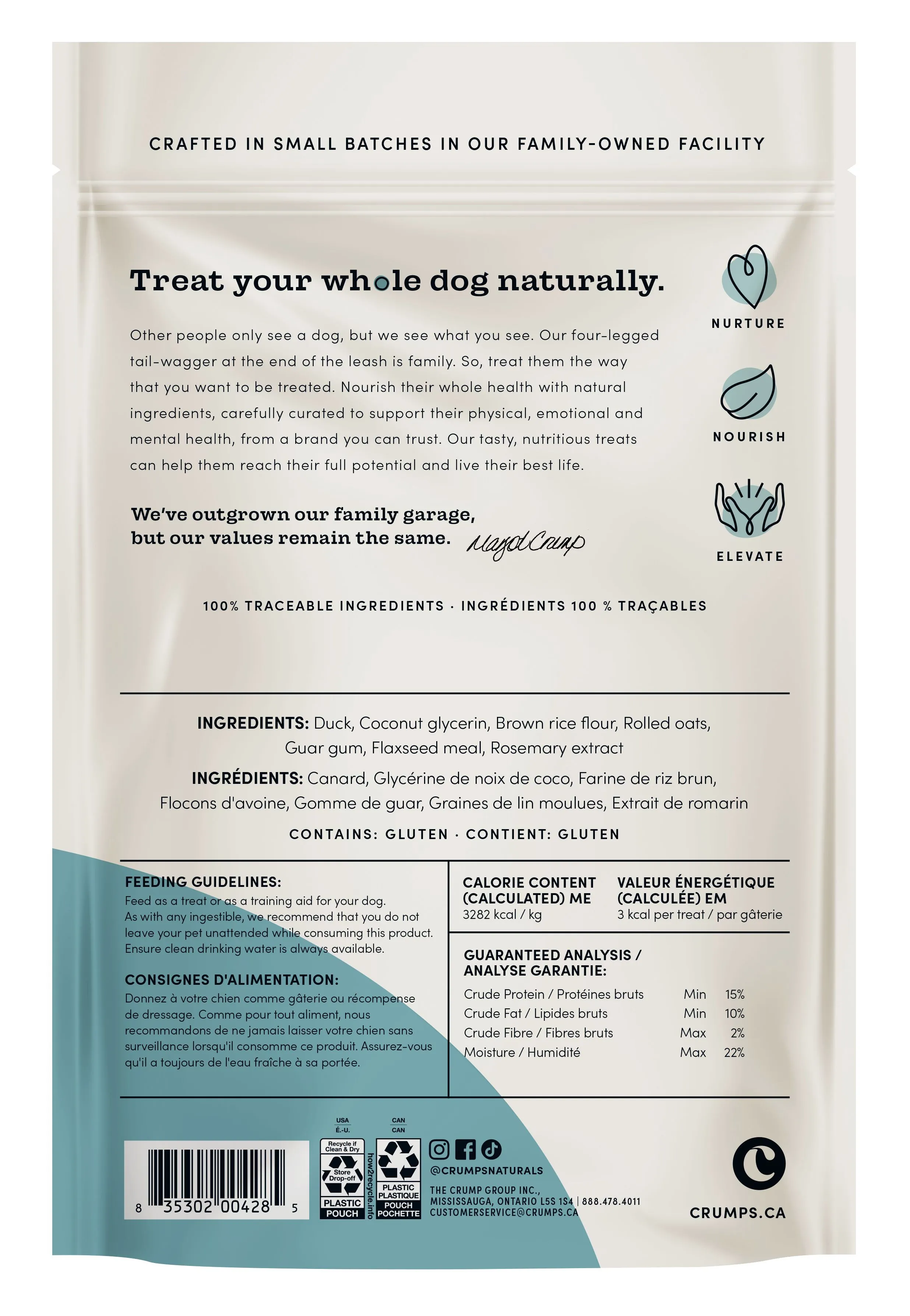 Crumps - Mini Trainers - Duck Dog Treats