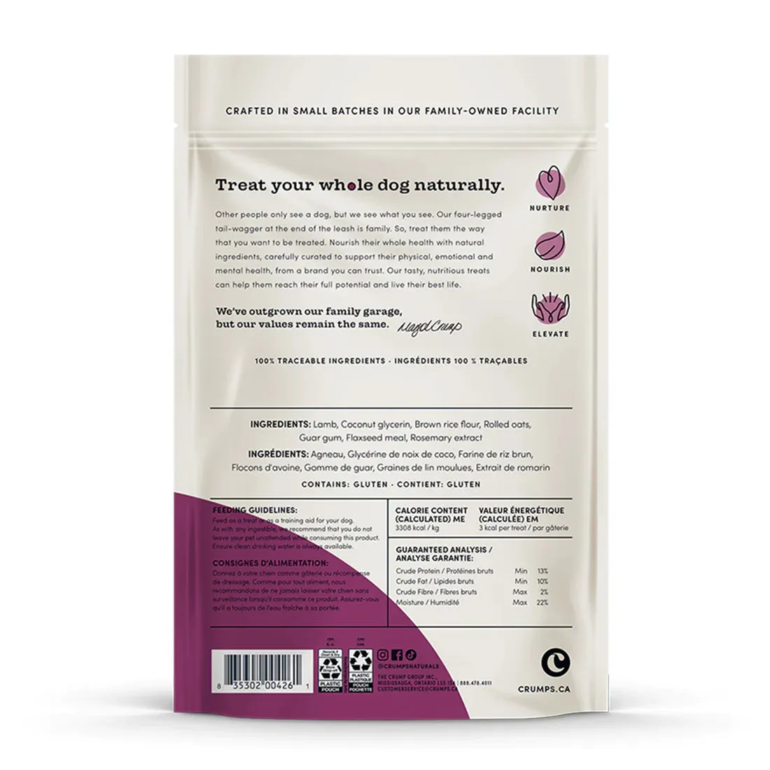 Crumps - Mini Trainers - Lamb Dog Treats
