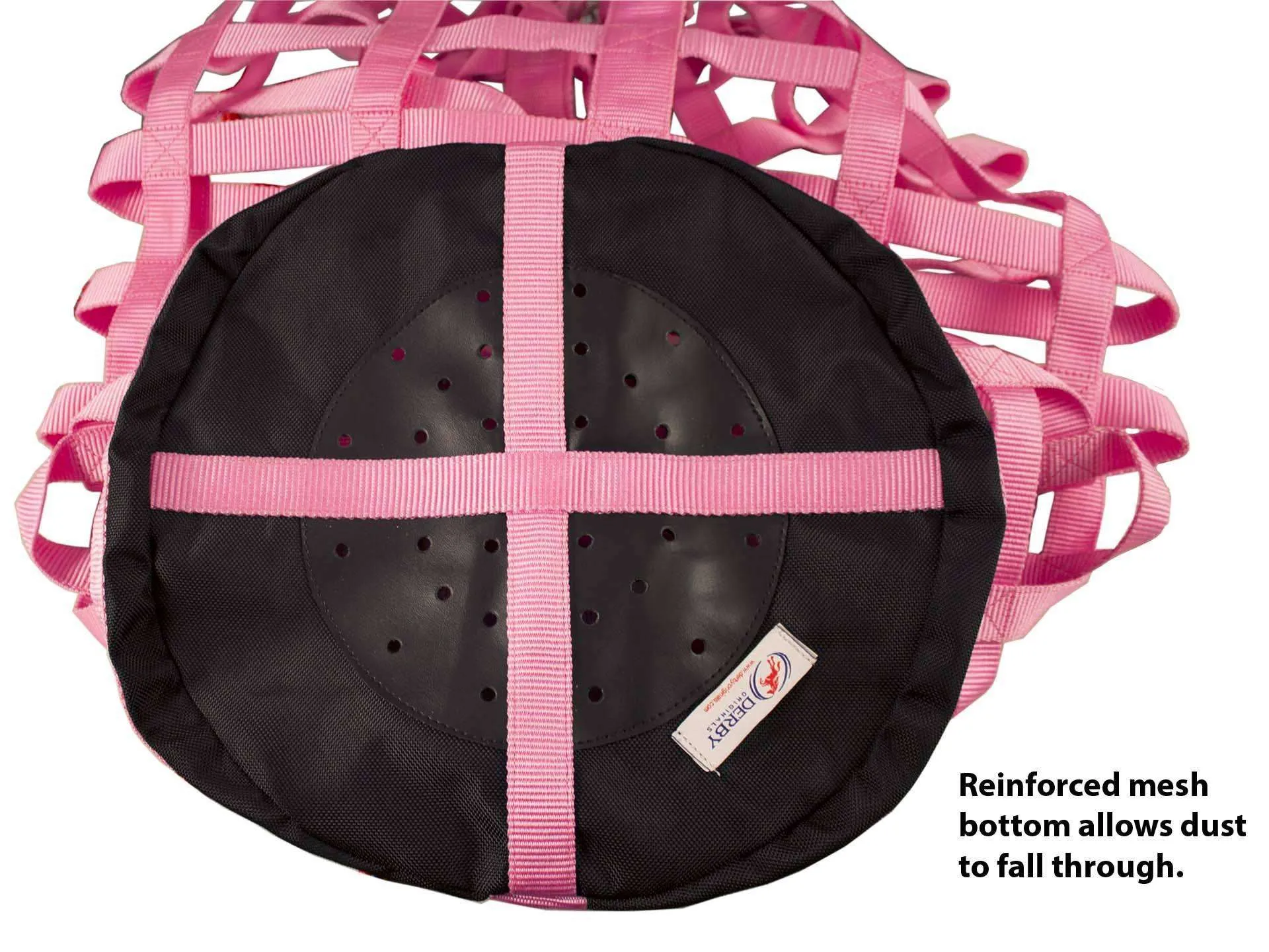Derby Originals Go Around Slow Feeder Horse Hay Bag with 3.5"x1.5" Rectangular Openings and 6 Month Warranty