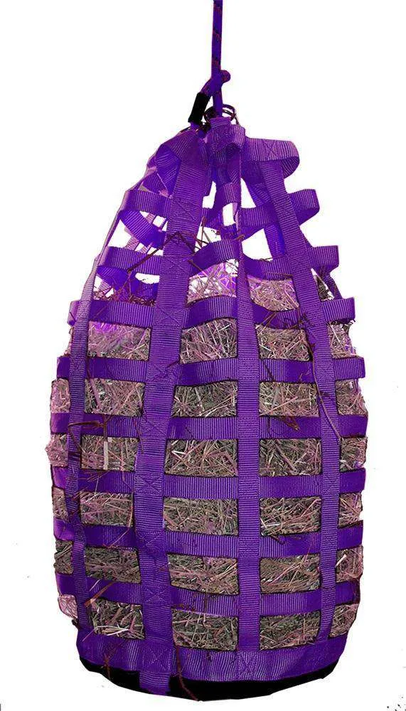 Derby Originals Go Around Slow Feeder Horse Hay Bag with 3.5"x1.5" Rectangular Openings and 6 Month Warranty