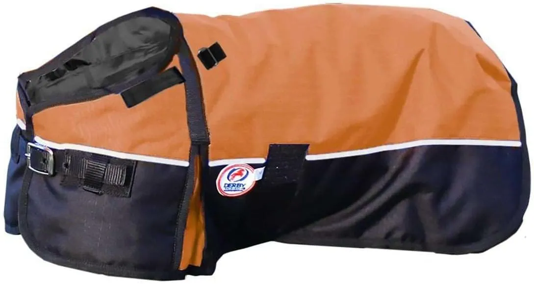 Derby Originals Ruff-Pup Winter Dog Coat 600D Medium Weight, 17.5 IN, Orange