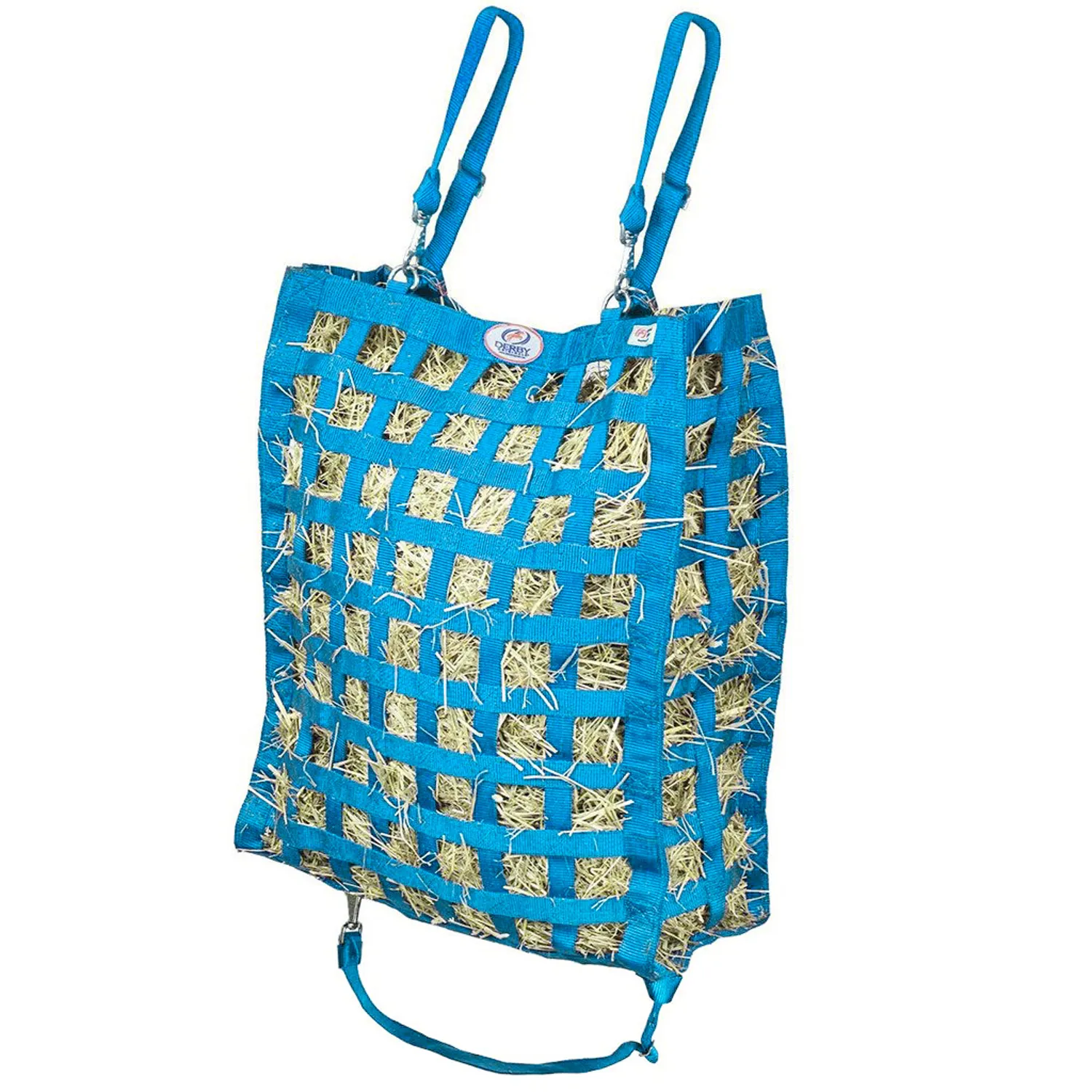 Derby Originals Superior Slow Feeder Horse Hay Bag with Super Tough Bottom with 1.75" Square Openings and 1 Year Warranty
