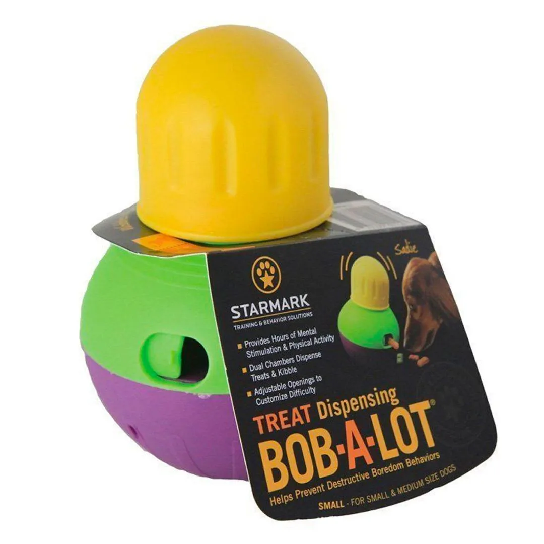 Dog Enrichment Toy Starmark Bob A Lot Food And Treat Dispenser Toy
