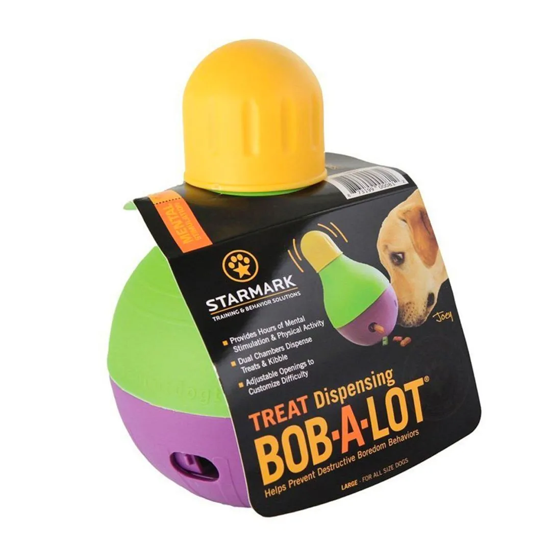 Dog Enrichment Toy Starmark Bob A Lot Food And Treat Dispenser Toy