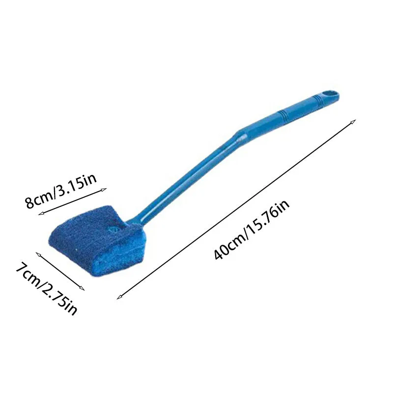 Doublesided Fish Tank Brush Long Handle Aquarium Cleaning Tool