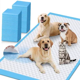 Enormous 37"x 54" Dog Training Potty Pads, Thicken Super Absorbent & Leak-Proof 6 Layers Puppy Pads 30 Counts, Disposable Dog Pee Pads Extra Large for Puppy, Surgery, Older, Cats, Rabbits