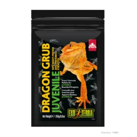 Exo Terra Dragon Grub Insect Formula Pellets for Juvenile Bearded Dragons - 250 g (8.8 oz)