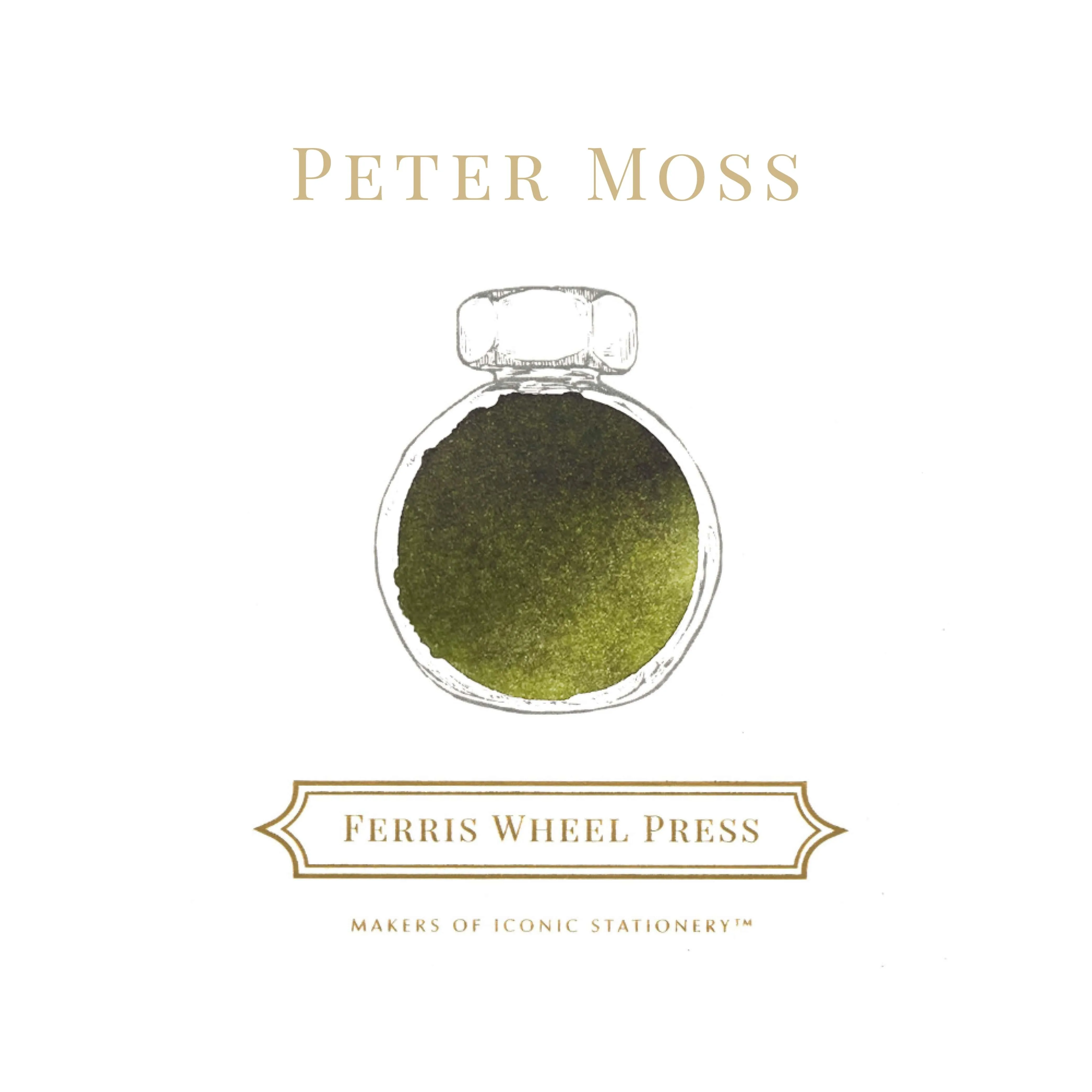Ferris Wheel Press Peter Moss Ink Bottle 38ml