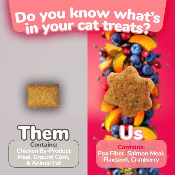 Fruitables Salmon Flavor with Cranberry Cat Treats