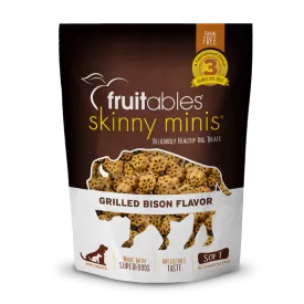 Fruitables Skinny Minis Grilled Bison 5-oz, Dog Treat