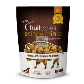 Fruitables Skinny Minis Grilled Bison Dog Treats
