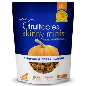 Fruitables Skinny Minis Pumpkin & Berry Flavor Dog Treats