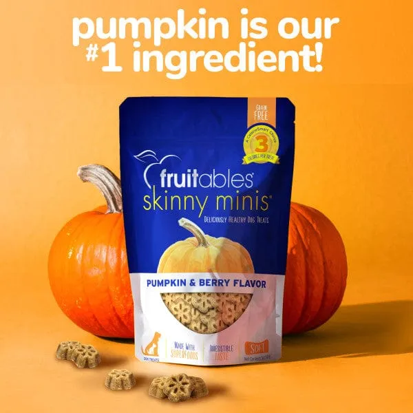 Fruitables Skinny Minis Pumpkin & Berry Flavor Dog Treats