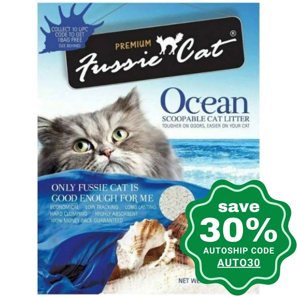 Fussie Cat Litter - Ocean Clay Litter - 5L