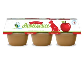 Green Coast Pet Unsweetened Applesauce 6-Pack, Dog Treat