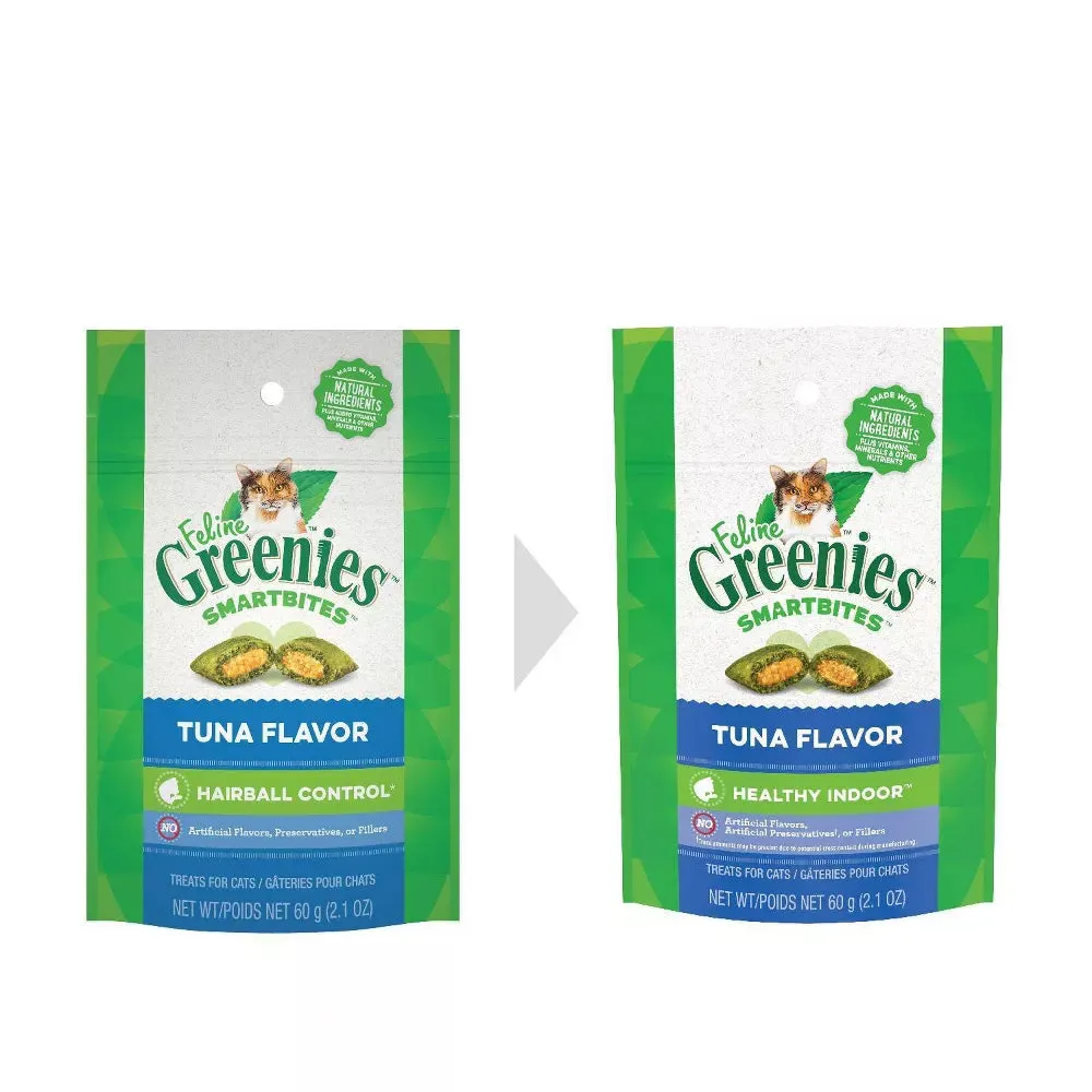 Greenies Tuna Flavored Healthy Indoor Smartbites Cat Treats