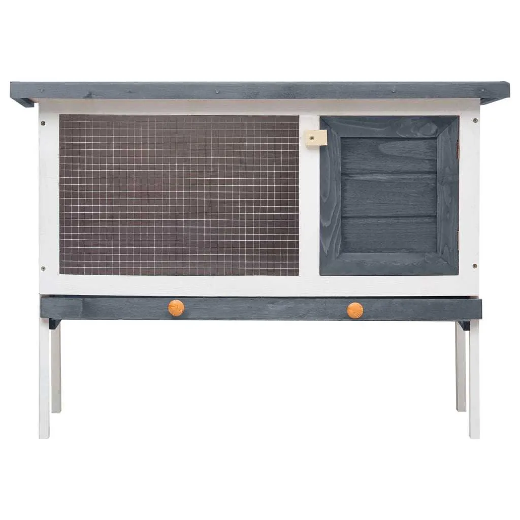 Grey · Single Outdoor · Wood Hutch