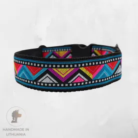 Handmade Dog Collar | Vivid Harmony | Width: 40 mm