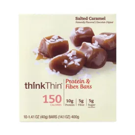 High Protein Bars, Salted Caramel, 1.41 Oz Bar, 10 Bars/carton