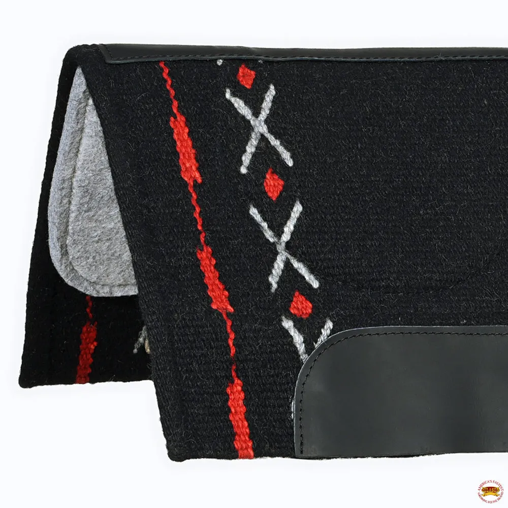 HILASON 34x36 In Western Horse Saddle Blanket Wool Pad Blue
