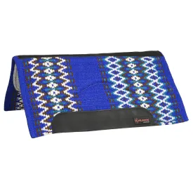 HILASON 34x36 In Western Horse Saddle Blanket Wool Pad Blue