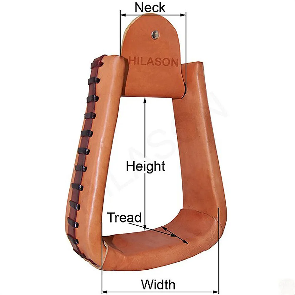HILASON Horse Western Saddle Stirrup Tack Engraved Aluminum Angled Slanted Stirrups | Horse Riding Stirrups | Slanted Aluminum Stirrups | Rider Safety Stirrups | Engraved Stirrups