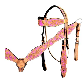Hilason Western Horse Headstall Tack Bridle American Leather