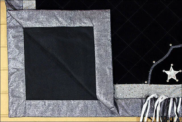Hilason Western Horse Shoe & Stars Show Barrel Racing Rodeo Saddle Blanket Black