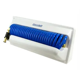 HoseCoil Horizontal Mount Enclosure with Additional 5 Feeder Hose