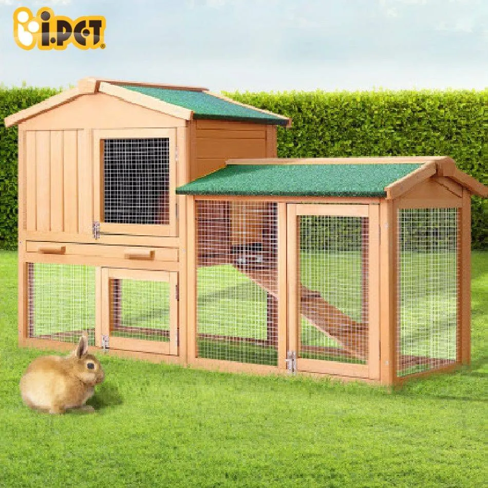 i.Pet 138cm Wide Wooden Pet Coop