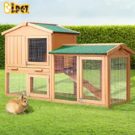 i.Pet 138cm Wide Wooden Pet Coop