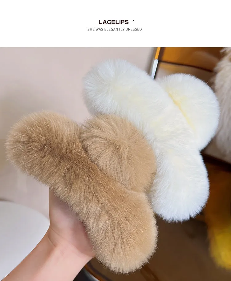 Jenna Furry Hair Clip