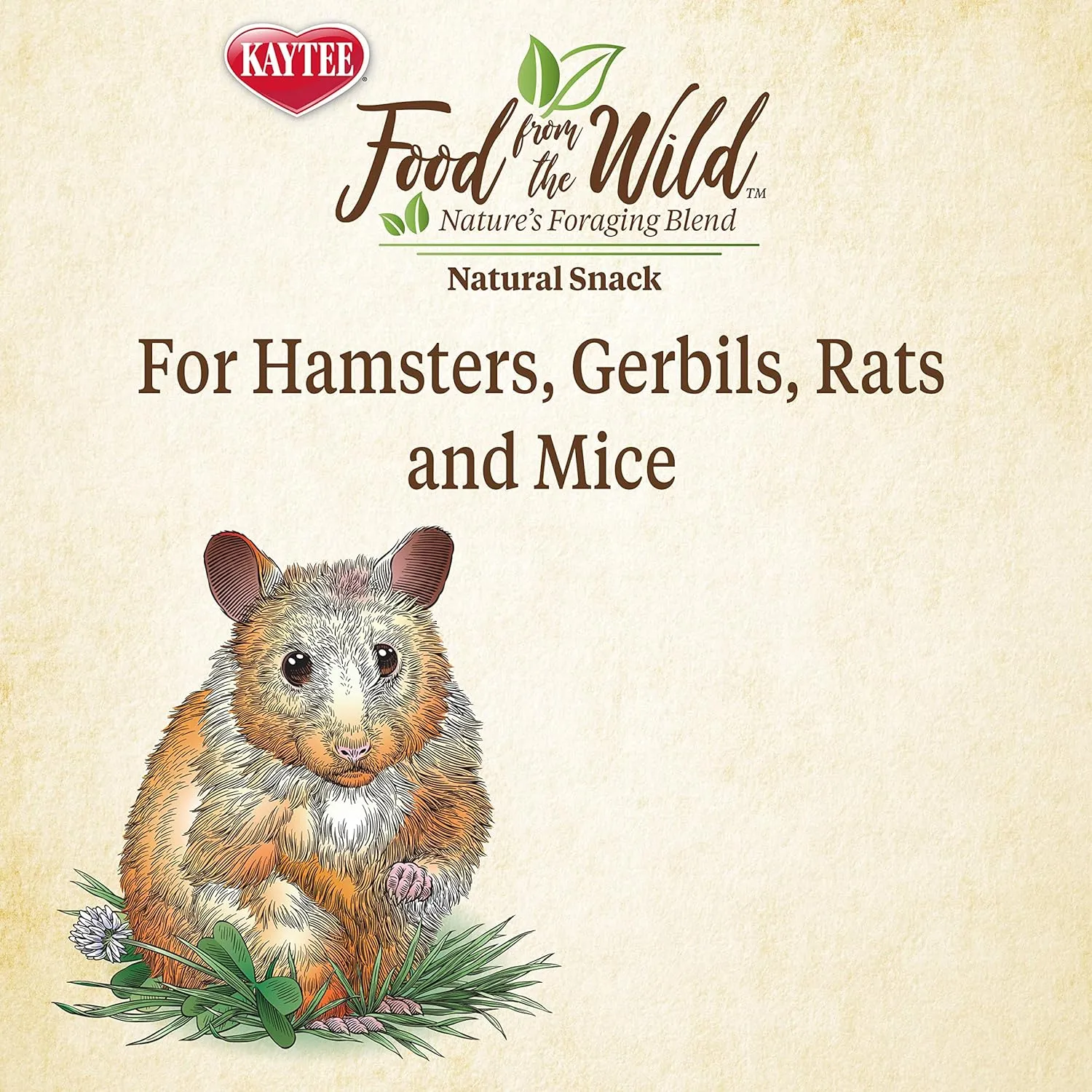 Kaytee Food For The Wild Treat Medley - Hamster / Gerbil Formula 2-oz, Small Animal Treat