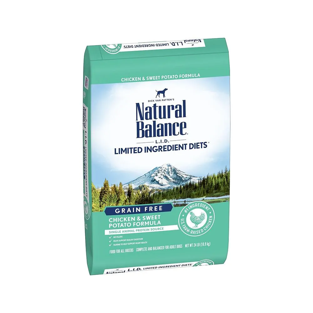 Limited Ingredient Diets Grain Free Adult Dog Dry Food - Chicken & Sweet Potato