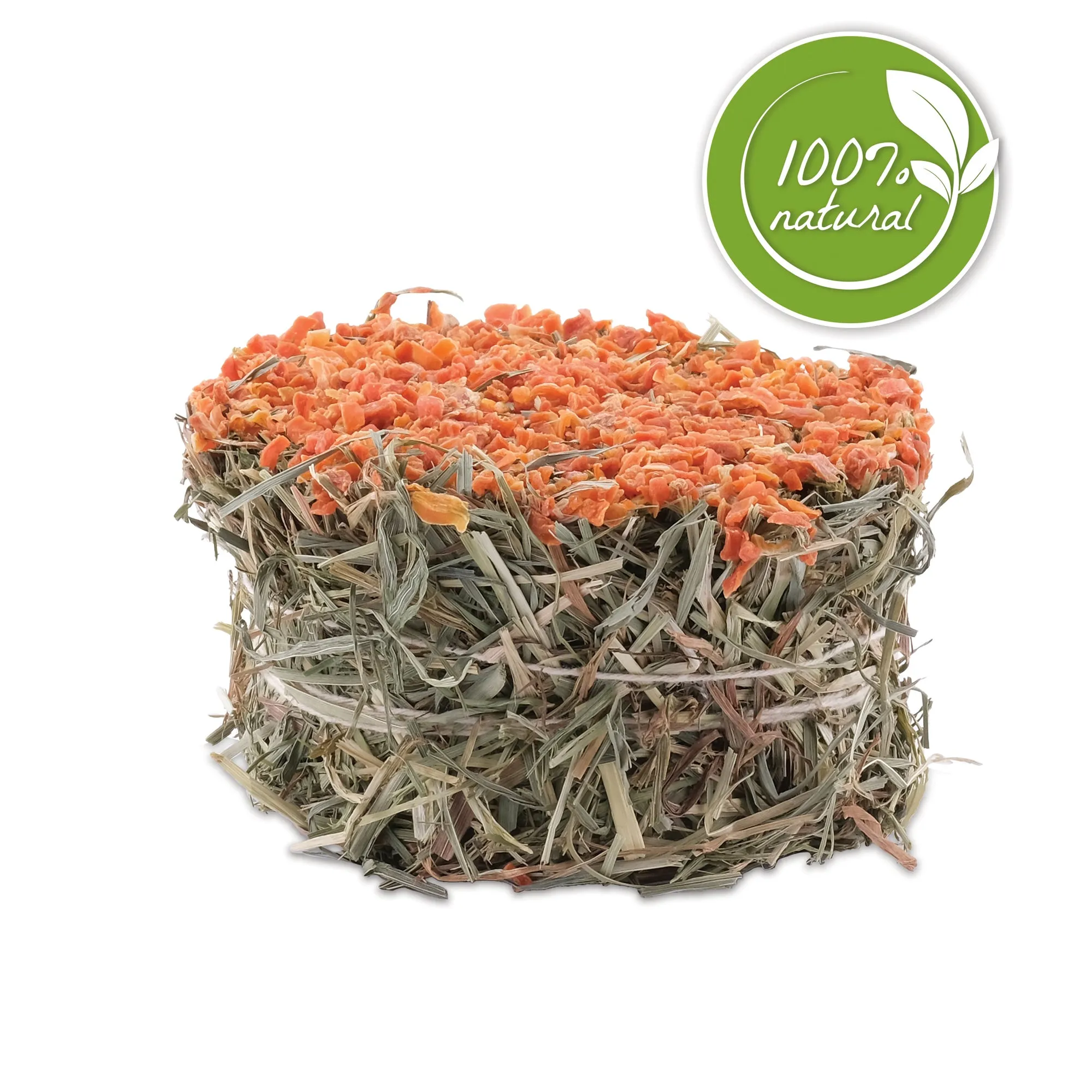 Living World Green Botanicals Hay Cake - Carrot - 75 g (2.6 oz)