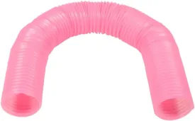 LOGOFUN Hamster Tunnel Hamster Fun Tunnel Guinea Pigs Plastic Hideout Tunnel Hamster Foldable Exercising Training for Small Animal - Pink