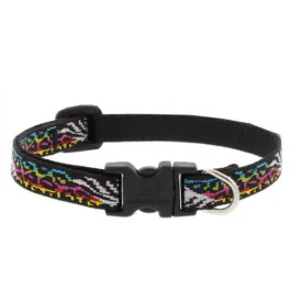 Lupine Adjustable Dog Collar 1/2" Wide X 10"-16" Neck Size Wild Side