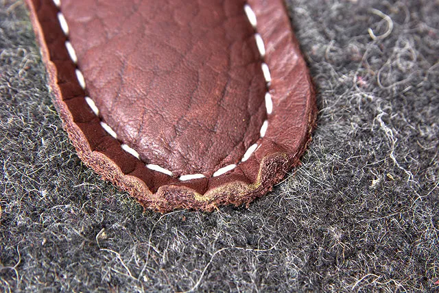 Made In Usa 100% Wool Felt Hilason English Charcoal Gray Horse Saddle Pad